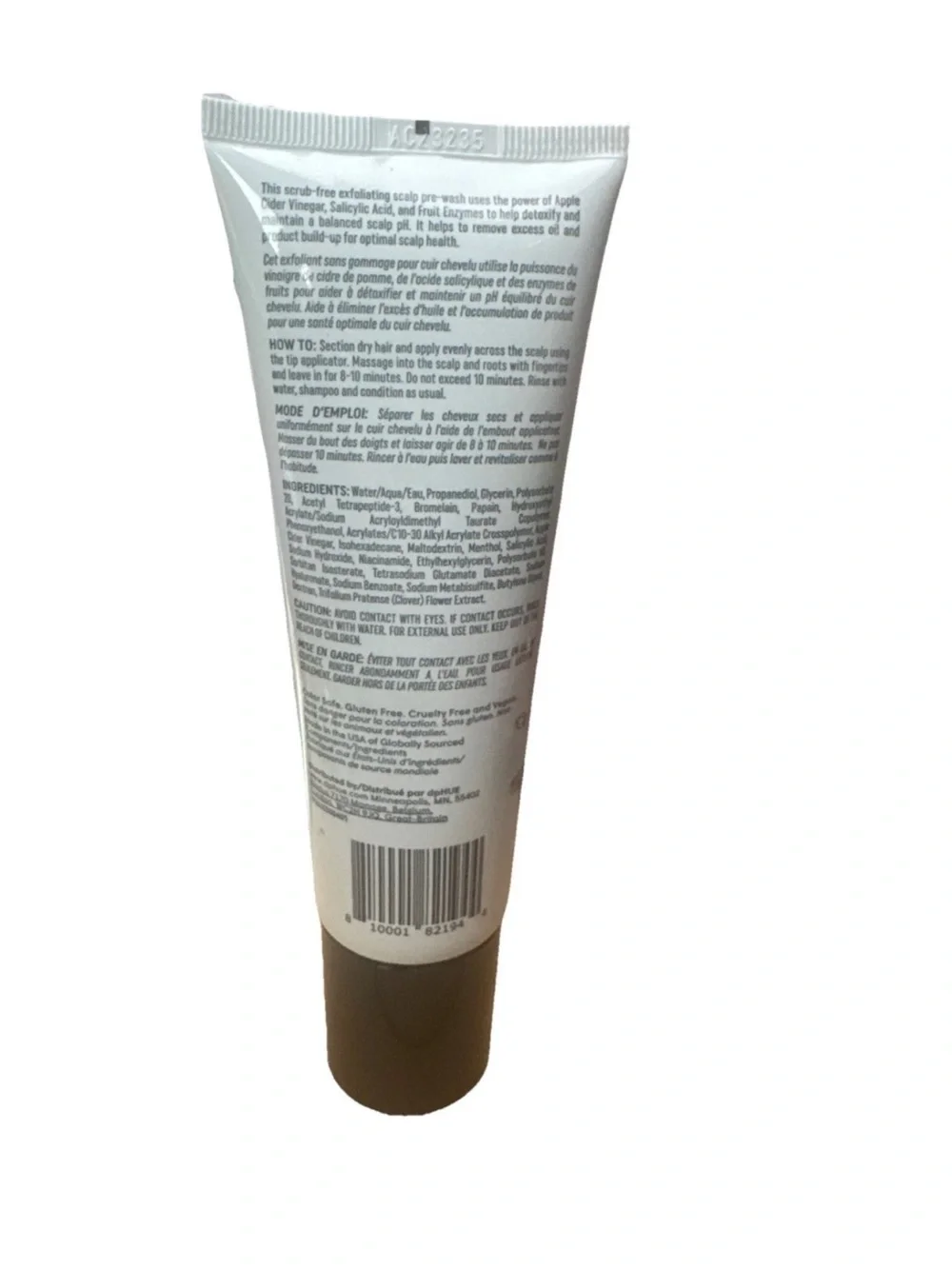 dpHUE ACV Exfoliating Scalp Detox 4oz  Pre Wash Treatment Apple Cider Vinegar